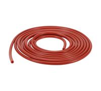 Hihaha Silicone Vacuum Tubing Hose Automotive Vacuum Line High Temperature 16.4FT 3/16" 4mm ID 2mm Thickness 1 Pcs Red