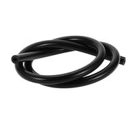 Hihaha Silicone Vacuum Tubing Hose Automotive Vacuum Line High Temperature 3.3FT 1/4" 6mm ID 3.5mm Thickness 1 Pc Black