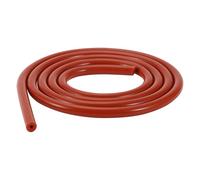 Hihaha Silicone Vacuum Tubing Hose Automotive Vacuum Line High Temperature 3.3Ft 1/8" 3mm ID 3mm Thickness 1 Pcs Red