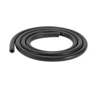 Hihaha Silicone Vacuum Tubing Hose Automotive Vacuum Line High Temperature 4.9Ft 1/4" 6mm ID 3mm Thickness 1 Pc Black 130PSI Max Pressure
