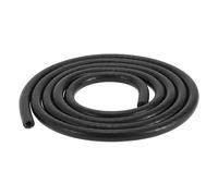 Hihaha Silicone Vacuum Tubing Hose Automotive Vacuum Line High Temperature 6.6Ft 1/4" 6mm ID 3mm Thickness 1 Pc Black 130PSI Max Pressure