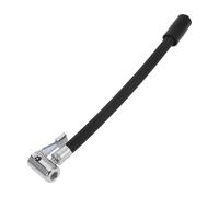 Hihaha Tire Inflator Extension Tube Air Pump Extend Hose Adapter Tire Valve for Car Motorcycle Bicycle Durable Nylon 9.06inch M6x1.0 16mm OD Black