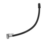 Hihaha Tire Inflator Extension Tube Air Pump Extend Hose Adapter Tire Valve for Car Motorcycle Bicycle Durable Nylon 15.75inch M6x1.0 16mm OD Black
