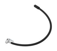 Hihaha Tire Inflator Extension Tube Air Pump Extend Hose Adapter Tire Valve for Car Motorcycle Bicycle Durable Nylon 19.69inch M6x1.0 16mm OD Black