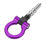 Hihaha Tow Hook/Universal Car Front Bumper Towing Hook/Durable Metal Rotary Tow Hook Ring 18.5cm 3mm 1pcs Purple