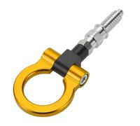 Hihaha Tow Hook/Universal Car Front Bumper Towing Hook/Durable Metal Rotary Tow Hook Ring 18.5cm 3mm 1pcs Yellow