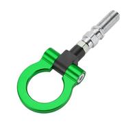 Hihaha Tow Hook/Universal Car Front Bumper Towing Hook/Durable Metal Rotary Tow Hook Ring 19cm 2.5mm 1pcs Green