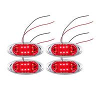 Hihaha Trailer Marker Light/Outer for RV Truck Boat/Durable / 4Pcs Red
