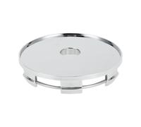 Hihaha Universal Car Wheel Center Hub Cap/Inner Rim Cover Hub Caps for Most Cars/Snap-in Plastic 65mm 2.56" OD / 1 Pcs Chrome Silver Tone