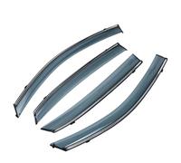 Hihaha Window Deflectors for Honda Civic Hatchback 2016-2021 Side Tape-On Rain Guards 1 Set Black