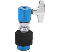 HiHat Clutch Jazz Drum Aluminum Alloy Cymbal Rack Holder Quick Release Automatic Locking System for Drummers Musical Instrument Accessories (Blue)