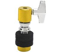 HiHat Clutch Jazz Drum Aluminum Alloy Cymbal Rack Holder Quick Release Automatic Locking System for Drummers Musical Instrument Accessories (Yellow)