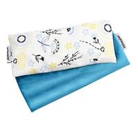 Hihealer Eye Pillow with Extra Cover Yoga Meditation Accessories Lavender Aromatherapy Weighted Eye Mask for Sleeping, Yoga, Meditation, Self Care Relaxation Gifts for Women, Mom (Dandelion)