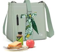 Hihealer Lunch Bag Women Mothers Day Gifts 2025 Newest Lunch Box Christmas Xmas Gifts for Women Kids Girls Insulated Botanic Flexi Foldable Bento Lunch Bags Ideal for School/Travel/Work/Picnic/Gift