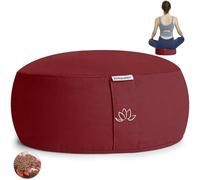 Hihealer Meditation Cushion Mothers Day Gifts Meditation Yoga Floor Cushion Pillow Filled by Buckwheat Hulls Added Activated Carbon, 33 x 33 x 15 CM Height, Christmas Xmas Gifts for Women Men