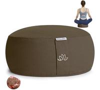 Hihealer Meditation Cushion Mothers Day Gifts Meditation Yoga Floor Cushion Pillow Filled by Buckwheat Hulls Added Activated Carbon, 33 x 33 x 15 CM Height, Christmas Xmas Gifts for Women Men