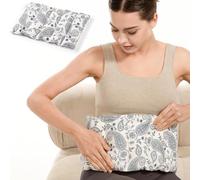 Hihealer Microwave Heat Pad for Neck, Shoulder, Back, Period Pain Relief, Portable Warm Compress for Cramps, Muscle Ache, Gift for Women