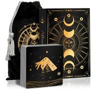 Hihealer Positive Affirmation Mindfulness Cards for Women Mindful Cards Deck - 52 Pack Wellbeing Gift Box for Meditation Gratitude Anxiety & Spiritual Self Care Inspirational Cards (Black Gold)