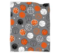 HiHELLOH Basketball-1 Blanket Gifts for Lover 40 x 50 Inch for Kid, Fannel Fleece Throw Blanket Super Soft Throws Blanket for Bed Couch Sofa