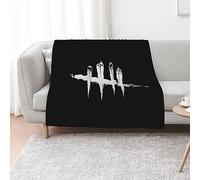 HiHELLOH Flannel Blanket Dead by Daylight Lightweight Fluffy Cozy Bed Blanket Soft Fleece Plush Warm Throw Blanket fit Decorative Couch Sofa Suitable for All Season 50x40 inches
