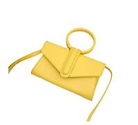HIHELO Handbag Handbag Retro Shoulder Bags For Women Bag Yellow Orange Candy Color Female Mini Crossbody Bag Handbags-Yellow