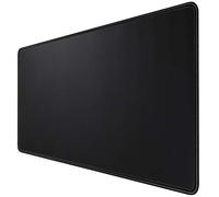 HIHUHEN Gaming Mouse Mat/Mouse Pad 35.4x15.7x0.12Inch | XXL Mouse pad | Table mat/Large Size | Improved Precision and Speed | Rubber Base for Stable Grip on Smooth Surfaces Non-Slip (90x40 Black004)