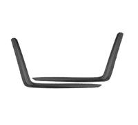 HIIAW Fog Lamp Eyebrow Cover Car Front Fog Lights Lamps Eyebrow Eyelid Strip Cover Trim Accessories For Cadillac For CT5-V 2020 2021(Carbon Fiber)