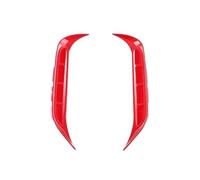 HIIAW Fog Lamp Eyebrow Cover Car Front Foglight Lamp Eyebrow Cover Trim Bumper Grills Protector Frame Styling For Kia For Sportage For NQ5 21-23(Red)