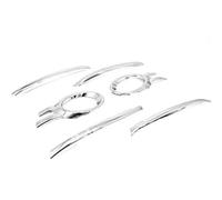HIIAW Fog Lamp Eyebrow Cover Fog Light Trim Grille Cover Trimming For Q5