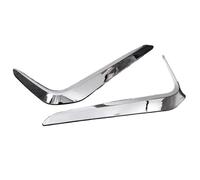 HIIAW Fog Lamp Eyebrow Cover For 5 Series For G30 For 530liM 2018-2020 Front Fog Light Lamp Cover Eyelid Eyebrow Decoration Strips Outer Foglight Trim