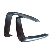 HIIAW Fog Lamp Eyebrow Cover For A5 For S5 2017 2018 2019 Carbon Fiber Front Bumper Fog Lamp Eyebrows Cover Trims Car Styling(FRP Black)