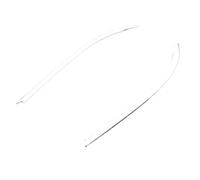 HIIAW Fog Lamp Eyebrow Cover For Kia For K5 For JF For Optima 2016-2020 Car Head Front Tail Rear Fog Lamp Light Eyelid Eyebrow Cover Trim(16-18 tail 2pcs)