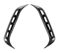 HIIAW Fog Lamp Eyebrow Cover For Kia For Sportage For NQ5 2023 2024 Car Front Fog Light Lamp Eyebrow Eyelid Stripe Cover Trim ABS Exterior