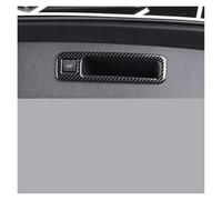 HIIAW for Highlander for XU70 for Kluger 2020-2023 Car Accessories Rear Trunk Tailgate Door Handle Bowl Cover Frame Trim Auto Interior Gear Panel Trim(Carbon Fiber)