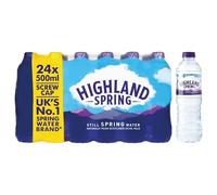 Hiighland Spring Natural Mineral Water 500ml x 24 | Pure Refreshing Hydration | Perfect for On-the-Go | Naturally Balanced pH | Perfect for Home, Office, and Gym | Crisp Clean Taste