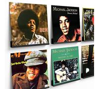 HIIMIEI Acrylic Vinyl Record Wall Mount Shelf, Holder for LP Storage, Durable, Easy Install Floating Shelf, Pack of 6, Black