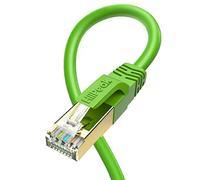 HiiPeak Cat 8 Ethernet Cable 2m, Cat8 Internet Cable 40Gbps 2000Mhz High-Speed Professional LAN Patch Network Cables with RJ45 Gold-Plated Connector, Compatible with Cat6/Cat6a/Cat7, Green (2 m)
