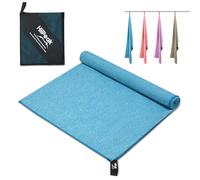 HiiPeak Microfibre Towel Compact Camping Beach Towel travel towels - Quick Dry Lightweight Absorbent Sports Gym Swimming Hiking Drying Towel for Men,Women (Blue, 180cm x 90cm)