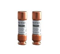 HIITIO Time Delay Fuse, RK5 Cartridge Fuse, 250Vac/150Vdc 15A Class R, Fusetron Dual Element Time Delay Current Limiting Class (Pack of 2)