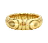 HIIXHC 18K Gold Plated Bracelets Set for Women Flexible Snake Chain Stackable Bracelets Wristband Bangle Chunky Bracelets for Women, Adjustable, Stainless Steel, no gemstone