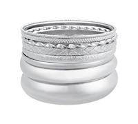 HIIXHC Bangles Bracelets for Women Bracelet Stack Chunky Indian Multi Bangle Bracelet Set Punk Bracelets Jewelry for Women Gift, One Size, Metal, no gemstone