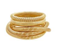 HIIXHC Bangles for Women Chunky Bracelets Set Stainless Steel Bangles Bracelets Stackable Layered Bracelets for Women Gift Jewelry, M, Stainless Steel, no gemstone