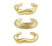 HIIXHC Bangles for Women Trendy Bangle Bracelets Chunky Bangles Bracelets Set Cuff Bangle Bracelets for Women Trendy Jewelry Gift, M, Alloy Steel, no gemstone