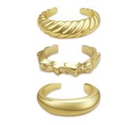 HIIXHC Bangles for Women Trendy Bangle Bracelets Chunky Bangles Bracelets Set Cuff Bangle Bracelets for Women Trendy Jewelry Gift, M, Alloy Steel, no gemstone