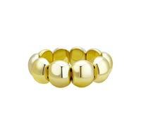 HIIXHC Irregular Bangle Bracelets for Women Acrylic Resin Stretch Bracelets Wide Wristbands Jewelry for Women, 7", Resin, no gemstone
