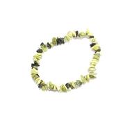 HiJet Cheetah Jade Chakra Chips Bracelet Balancing Harmony Luck Natural Genuine Approx. size 32-36" Long ; Bead Size - 3-4mm
