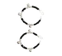 Hijet Exclusive Elagence Nazariya Baby Bracelet with Black Glass Beads in Round Shape Makes This Bracelet The Perfect Addition for Kids Evil Eye Protections
