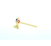 Hijet Laddu Gopal Mini Peacock Flutes/Small 2.5 Inch Size Bal Gopal Bansuri, Krishna Flute, God Accessories, Krishna bansuri