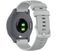 Hijiawee Compatible with Fossil Sport 41mm Straps, 18mm Quick Release Silicone Replacement Band for Fossil Gen 4 Venture HR/Fossil Q Venture Gen 3 Accessories (Grey)