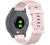 Hijiawee Compatible with Fossil Sport 41mm Straps, 18mm Quick Release Silicone Replacement Band for Fossil Gen 4 Venture HR/Fossil Q Venture Gen 3 Accessories (Pink)